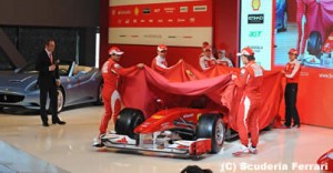 F1 2011年 新車発表、フェラーリもバレンシアテスト開始直前