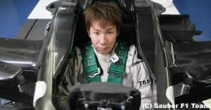 小林可夢偉、2011年型車ザウバーC30の初テストを担当
