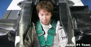 小林可夢偉、ザウバー 2011年型車 Ｃ30のお披露目走行を担当