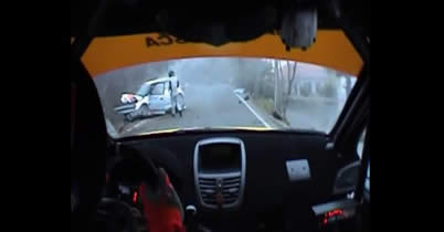 【動画】ロバート・クビサの事故現場、後続車からの映像