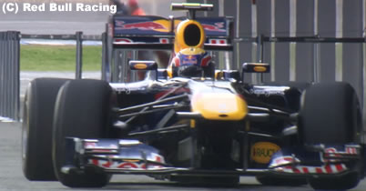 【動画】レッドブル RB7 走行動画（マーク・ウェバー）