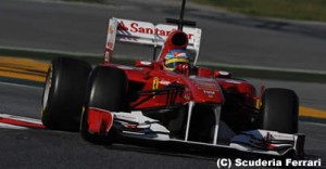 F1 2011年シーズン前テスト、信頼性ナンバー1はフェラーリ
