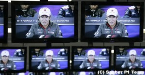 小林可夢偉、F1記者会見で世界に日本支援を呼びかける