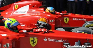 フェラーリ、スペインGPに向け空力テストを実施