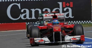 F1第7戦カナダGPフリー走行2回目の結果