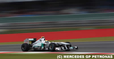 ニコ・ロズベルグ、F1イギリスGP初日を2番手で終える