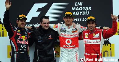 F1第11戦ハンガリーGP決勝の結果