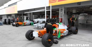 ザウバーのライバル、フォース・インディアもガレージを準備＝F1日本GP