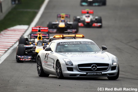 2012年F1、セーフティカーの規則を変更か