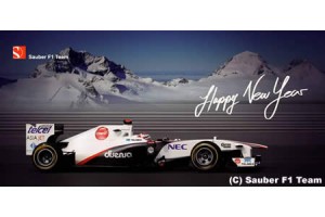 ザウバー、クリスマスカードで2012年型車の発表日を明かす
